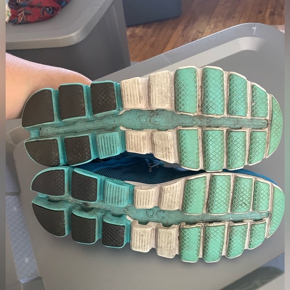 On Running Womens Cloudflow Malibu/Curacao Running Shoe size 8.5 - Picture 16 of 16